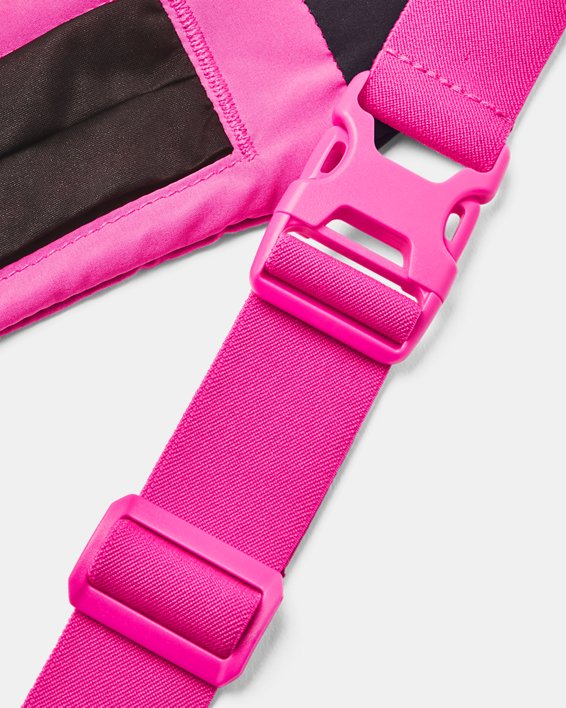 Cangurera tipo cinturón para correr UA Flex Speedpocket, Pink, pdpMainDesktop image number 3